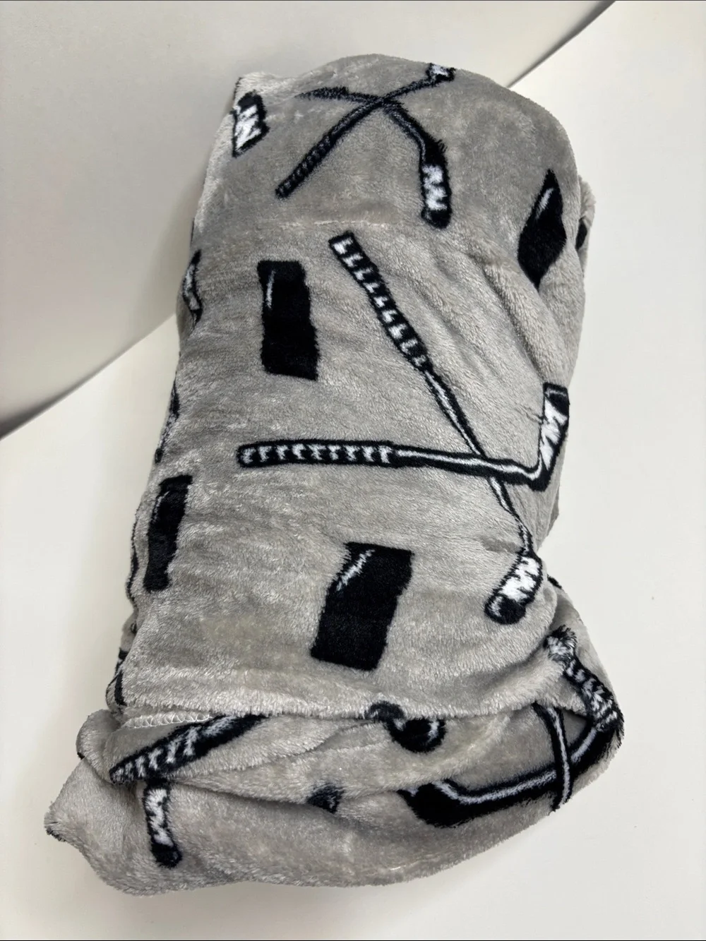 Plush Sport Throw Blanket - Gray